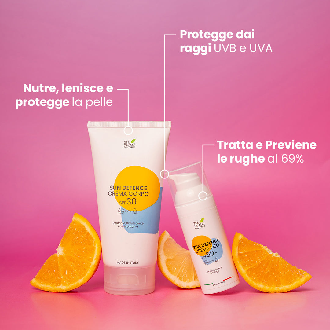 Sun Defence Bundle - Protezione solare viso e corpo | Eco Bio Boutique