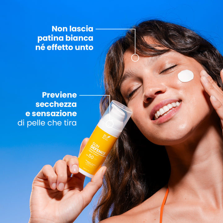 Sunscreen Face Cream SPF50 - Rimpolpante, Nutriente e Antiossidante | Eco Bio Boutique