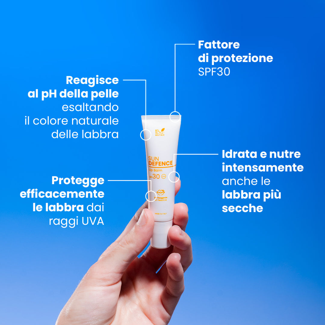 Sunscreen Lip Balm SPF30 - Balsamo Labbra Nutriente pH Reagente | Eco Bio Boutique