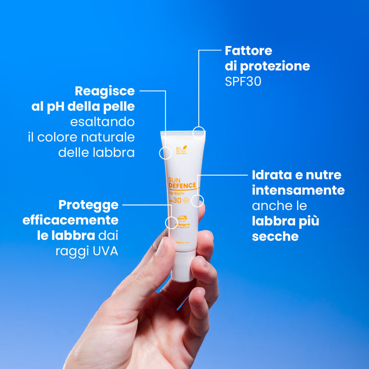 Sunscreen Lip Balm SPF30 - Balsamo Labbra Nutriente pH Reagente | Eco Bio Boutique